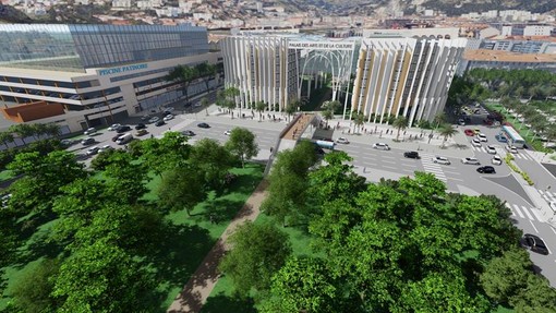 L'Esplanade Lattre de Tassigny in una elaborazione progettuale L'Esplanade Lattre de Tassigny in una elaborazione progettuale