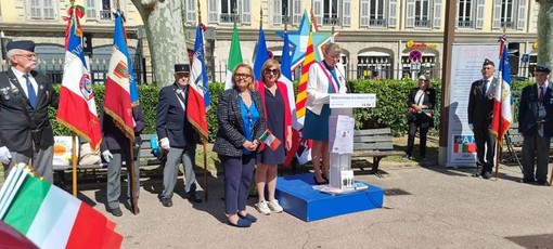 Nizza, 25 aprile 2025: la Liberazione festeggiata ai giardini Wilson. Fotografie di Danilo Radaelli