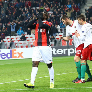 Nizza - Lokomotiv, Mario Balotelli (foto tratta dal sito dell'OGC Nice)