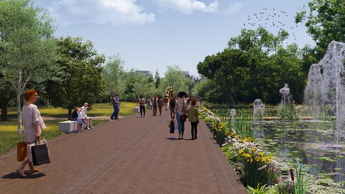 Vue Parc (c) Alexandre Chemetoff et associés