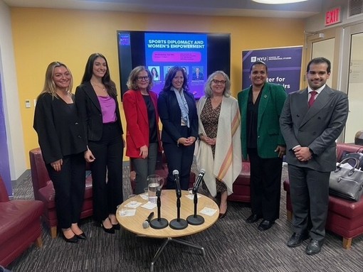 “Diplomazia sportiva ed empowerment femminile”, organizzata presso il Center for Global Affairs dell’Università di New York (NYU).