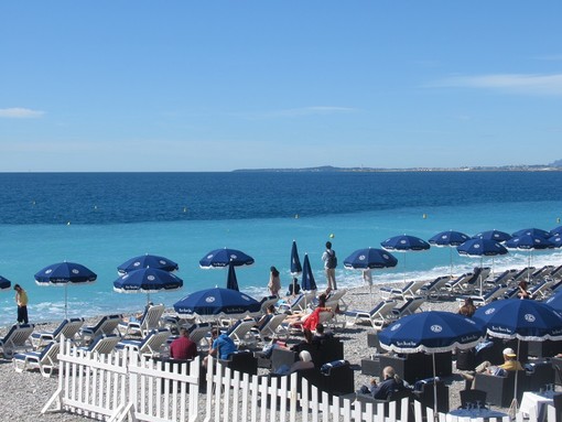 Una spiaggia di Nizza