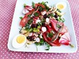 La salade niçoise tradizionale di Odile Fiorucci