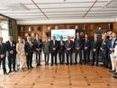 S.E. Lorenzo Ravano, Ambasciatore di Monaco in Polonia, Germania e Austria, insieme ai rappresentanti monegaschi e alla delegazione polacca. S.E. Lorenzo Ravano, Ambasciatore di Monaco in Polonia, Germania e Austria, insieme ai rappresentanti monegaschi e alla delegazione polacca.
