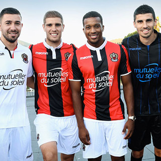 Le nuove divise dell'OGC Nice iper la stagione 2017/2018