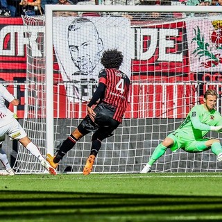 Nizza - Lille, una fase di gioco (foto tratta dal sito dell'OGC Nice)