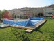 La piscina sulla Promenade du Paillon che verrà inaugurata il 1° luglio