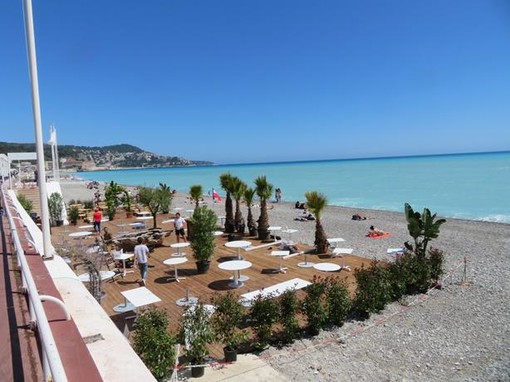 I lavori "in corso" visti dalla Promenade I lavori "in corso" visti dalla Promenade