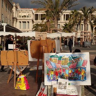 Place Gautier nel Vieux Nice, foto di Ghjuvan Pasquale