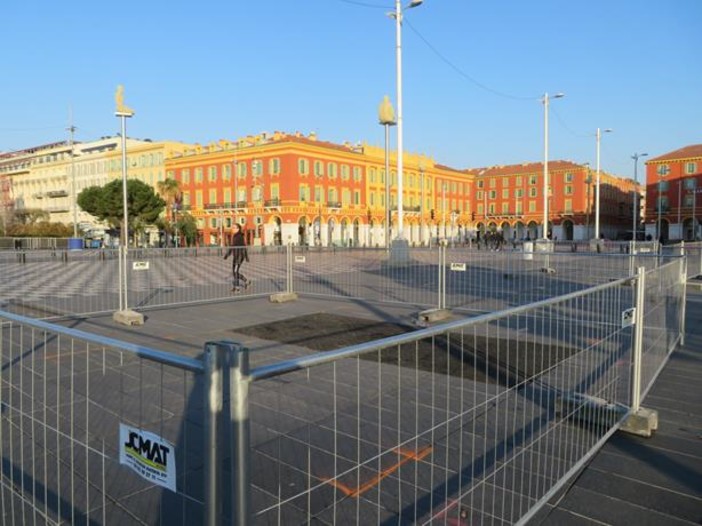 Place Massena, lavori in corso