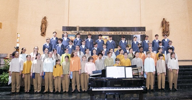 Les Petits Chanteurs de Monaco a Madrid © DR Les Petits Chanteurs de Monaco a Madrid © DR