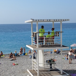 Sapeurs-pompiers sulle spiagge del litorale