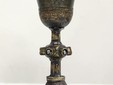 Calice. XVIe siècle ? Cuivre, argent doré et émaux. Collection Palais Lascaris. Inv. PL-05-25-11 Calice. XVIe siècle ? Cuivre, argent doré et émaux. Collection Palais Lascaris. Inv. PL-05-25-11