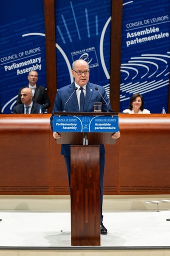 S.A.S. il Principe Alberto II durante la sessione dell’Assemblea parlamentare del Consiglio d’Europa a Strasburgo. Foto: © Manuel Vitali – Direzione della Comunicazione S.A.S. il Principe Alberto II durante la sessione dell’Assemblea parlamentare del Consiglio d’Europa a Strasburgo. Foto: © Manuel Vitali – Direzione della Comunicazione