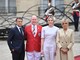 I Principi di Monaco con il presidente francese Macron e la moglie Brigitte (Credit foto Eliot Blondet) I Principi di Monaco con il presidente francese Macron e la moglie Brigitte (Credit foto Eliot Blondet)