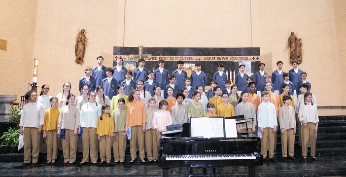 Les Petits Chanteurs de Monaco a Madrid © DR Les Petits Chanteurs de Monaco a Madrid © DR