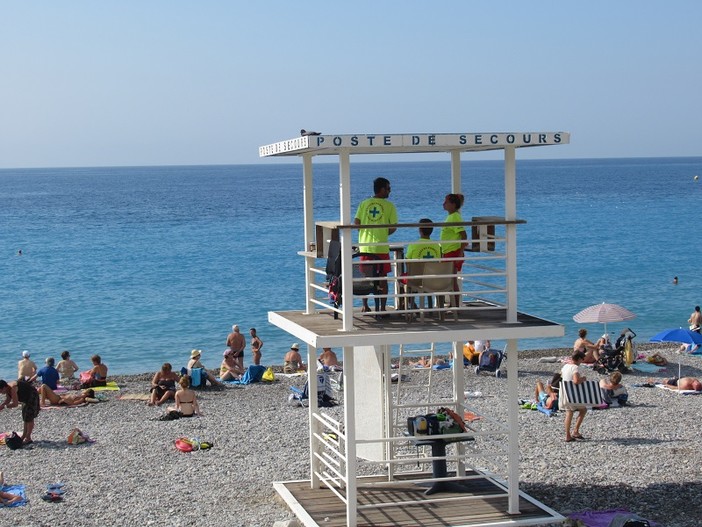 Sapeurs-pompiers sulle spiagge del litorale