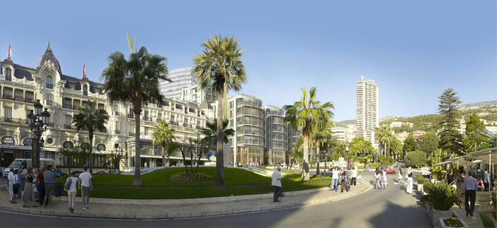 Montecarlo e il nuovo Sporting d'Hiver. E già si immaginano le sue trasparenze, il suo verde Montecarlo e il nuovo Sporting d'Hiver. E già si immaginano le sue trasparenze, il suo verde