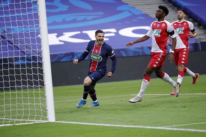 Paris Saint Germain - Monaco, una fase della finale di Coppa di Francia (foto tratta dal sito del PSG) Paris Saint Germain - Monaco, una fase della finale di Coppa di Francia (foto tratta dal sito del PSG)