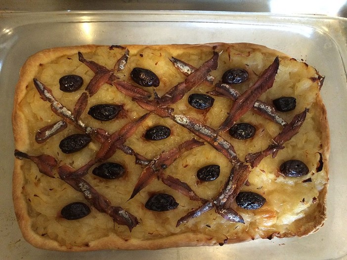 La pissaladière La pissaladière