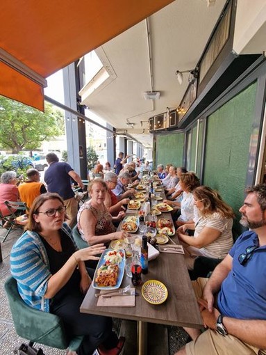&quot;Pastasciutta antifascista&quot; in ricordo del 25 luglio 1943 a Nizza (fotografie di Laura Albanese e  Danilo Radaelli)