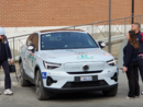 La Principessa Camille Gottlieb con la sua auto a Vernante La Principessa Camille Gottlieb con la sua auto a Vernante