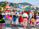 Una delle ultime immagini del Carnevale di Nizza, era il 23 febbraio 2020...