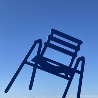 "Blu su blu", fotografia di Mietta Tondelli