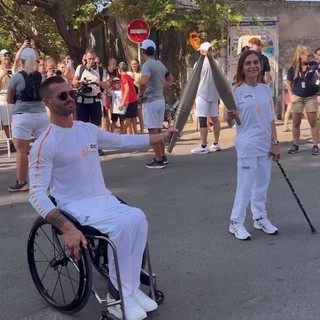 La fotogallery del passaggio della fiaccola ad Antibes nelle immagini di Ezio Cairoli