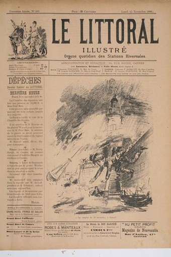 Les Galeries fleuries sous la neige, le 18 décembre 1927 Photographie Richard.