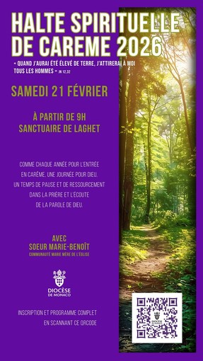 Ritiro di Quaresima 2026 al Sanctuaire Notre‑Dame de Laghet ©Diocése de Monaco