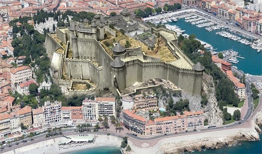 La ricostruzione di Florent Pey del Castello di Nizza (foto tratta da Facebook)