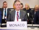 Il Ministro degli Affari Sociali e della Salute di Monaco, Christophe Robino Il Ministro degli Affari Sociali e della Salute di Monaco, Christophe Robino