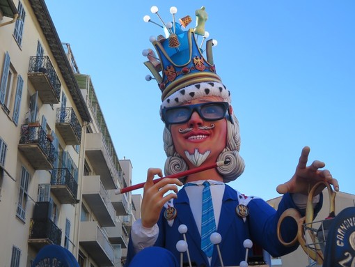 Roi de la Mode, il re del Carnevale 2020 di Nizza in Rue Richelmi dove é stato realizzato