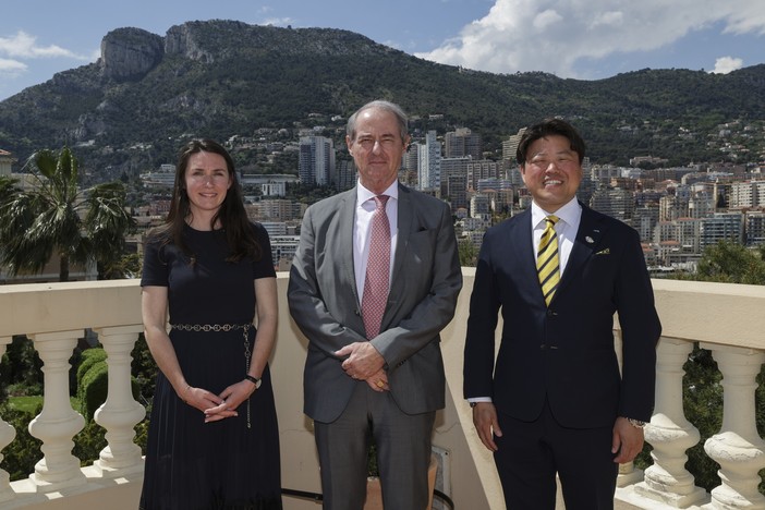 Monaco, incontro tra Pierre-André Chiappori e Keisuke Shimoyada Monaco, incontro tra Pierre-André Chiappori e Keisuke Shimoyada
