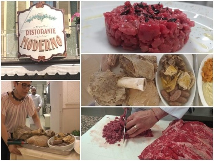 Ristoratori per passione in Carrù: che tripudio il carrello del bollito del Ristorante Moderno! (Foto e Video)