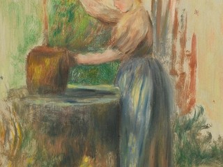 Auguste Renoir - Jeune femme au puits Auguste Renoir - Jeune femme au puits