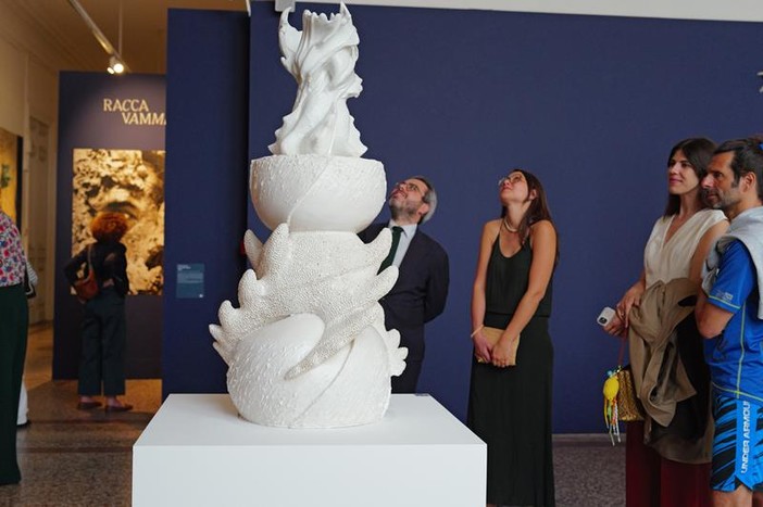 Vernissage della mostra "Les reliques de l'écume - Racca Vammerisse" al Musée des Beaux Arts di Nizza. Fotografie di Silvia Assin