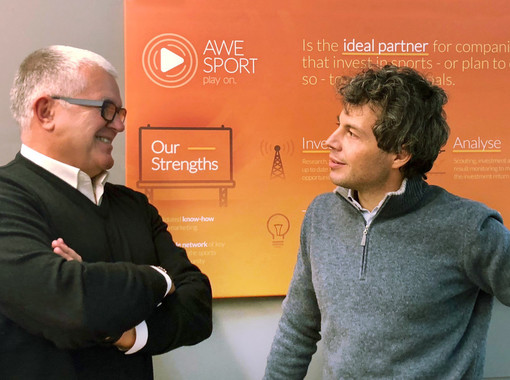 Nella foto Romy Gai e Beniamino Savio, fondatori di AWE Sport.