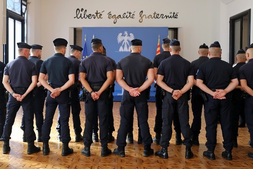 La "nuova" squadra del CRS - © Ville de Nice – Pascal Segrette