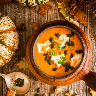 Specialità: la zuppa di zucca alla “Saint-Pauloise”.