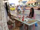 Il banco espositivo di Sonia Cabral al marché à la brocante di Nizza