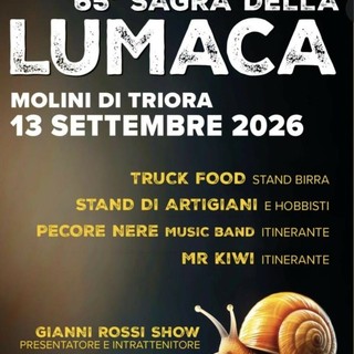 Molini di Triora si prepara alla 65esima edizione della “Sagra della Lumaca”: due giorni di eventi, tradizione e spettacolo Molini di Triora si prepara alla 65esima edizione della “Sagra della Lumaca”: due giorni di eventi, tradizione e spettacolo
