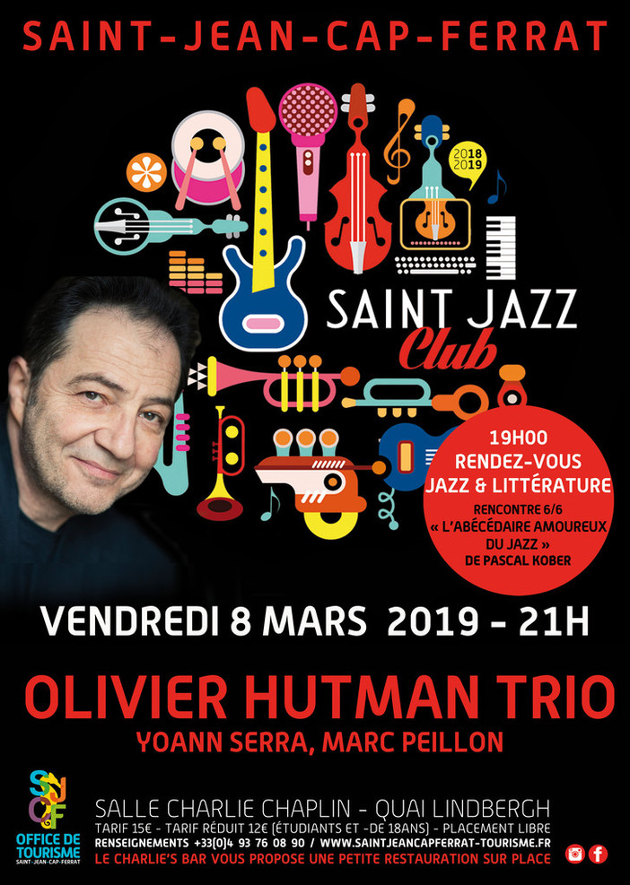 8 marzo: sarà il Trio Hutman Olivier al Saint Jazz Club ad animare la festa della donna
