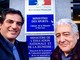 Stan Palomba davanti al Ministero dello Sport a Parigi