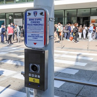 Il dispositivo di allarme installato a Cannes