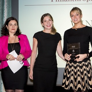 Da sinistra Tanya Beckett della BBC, Vienna Eleuteri di VSY e Isabella Branson
