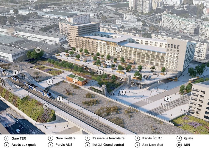 Nizza – Saint Augustin, come si presenterà la stazione ferroviaria per i TER