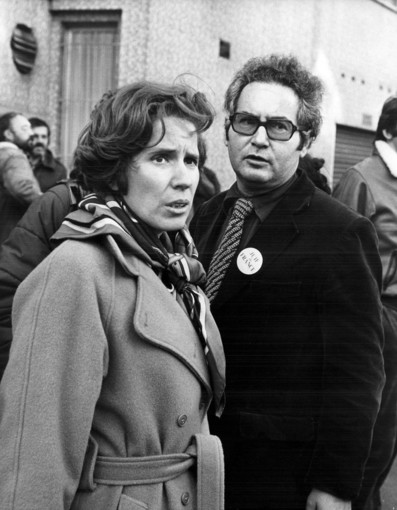 Serge e Beate Klarsfeld in occasione dell’apertura del processo di Colonia contro Lischka, Hagen et Heinrichsohn. Germania 23 ottobre 1979. Picture Alliance