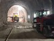 I lavori all'interno del tunnel di Tenda (Foto: Anas)
